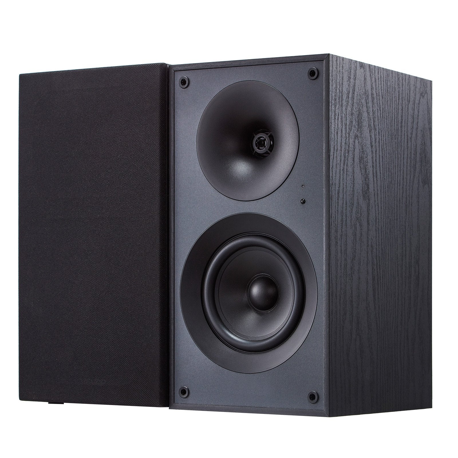 Active Powered Bookshelf Studio Monitor Speakers 25W X2 Bluetooth Coaxial Stereo
