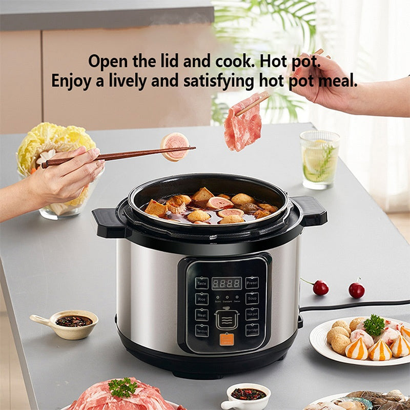 1050W Electric Pressure Cooker Multi-Purpose 5 Litre 10-in-1 Digital Screen